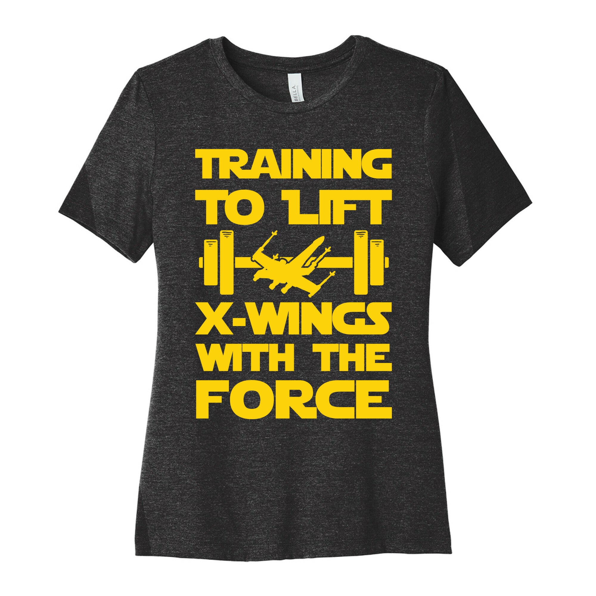 Training To Lift X-Wings With The Force Women's Cotton Tee